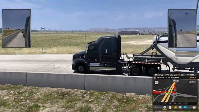 American Truck Simulator Доставляємо цемент по Юті (20 т) №5 смотреть онлайн