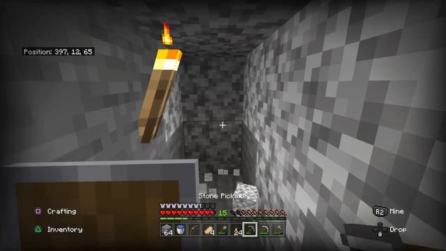 Mincraft but if I die I delete my world (mining away) смотреть онлайн