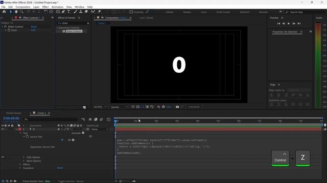 Animated Number Counter With Commas in After Effects | Tutorial смотреть онлайн