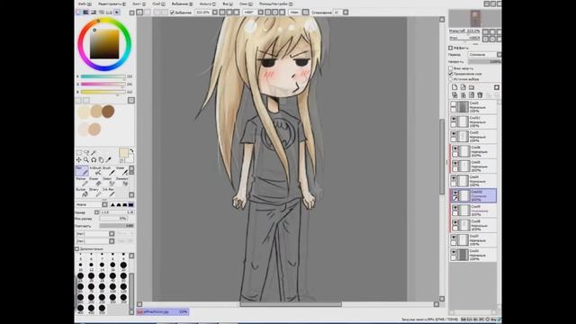 Paint Tool Sai или рисовач по бырому) смотреть онлайн