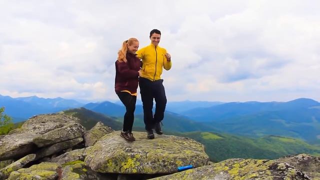 Татьяна Привалова и Виталий Сердюк  Сальса в Карпатких горах