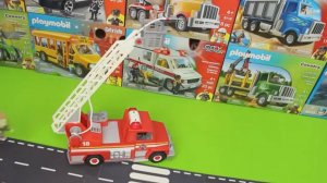 LEGO_Мир - Пожарная машина в действии