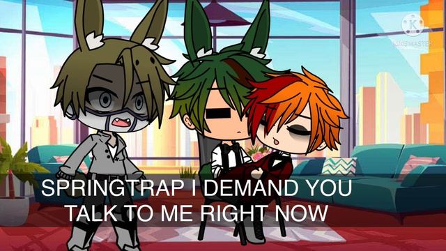 Gacha club- Springtrap ignores Ignight - Springlock family смотреть онлайн