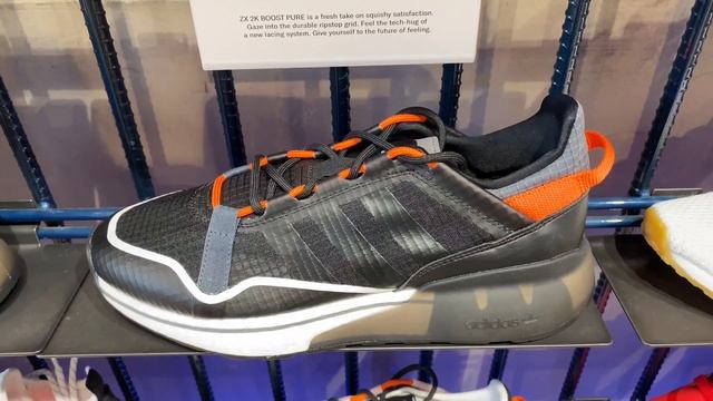 Adidas Originals ZX 2K Boost Pure (Core Black/ Grey Six/ Orange) смотреть онлайн