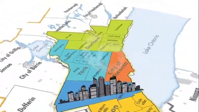 3D Animated Greater Toronto Area GTA Map Video By Mr.Animate смотреть онлайн