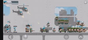 Синие клоны прорывают линию обороны красных клонов в Clone Armies. 27 моих клонов в песочнице.