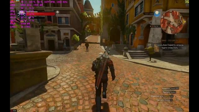 Core i5 750 + r7 360, The Witcher 3 смотреть онлайн