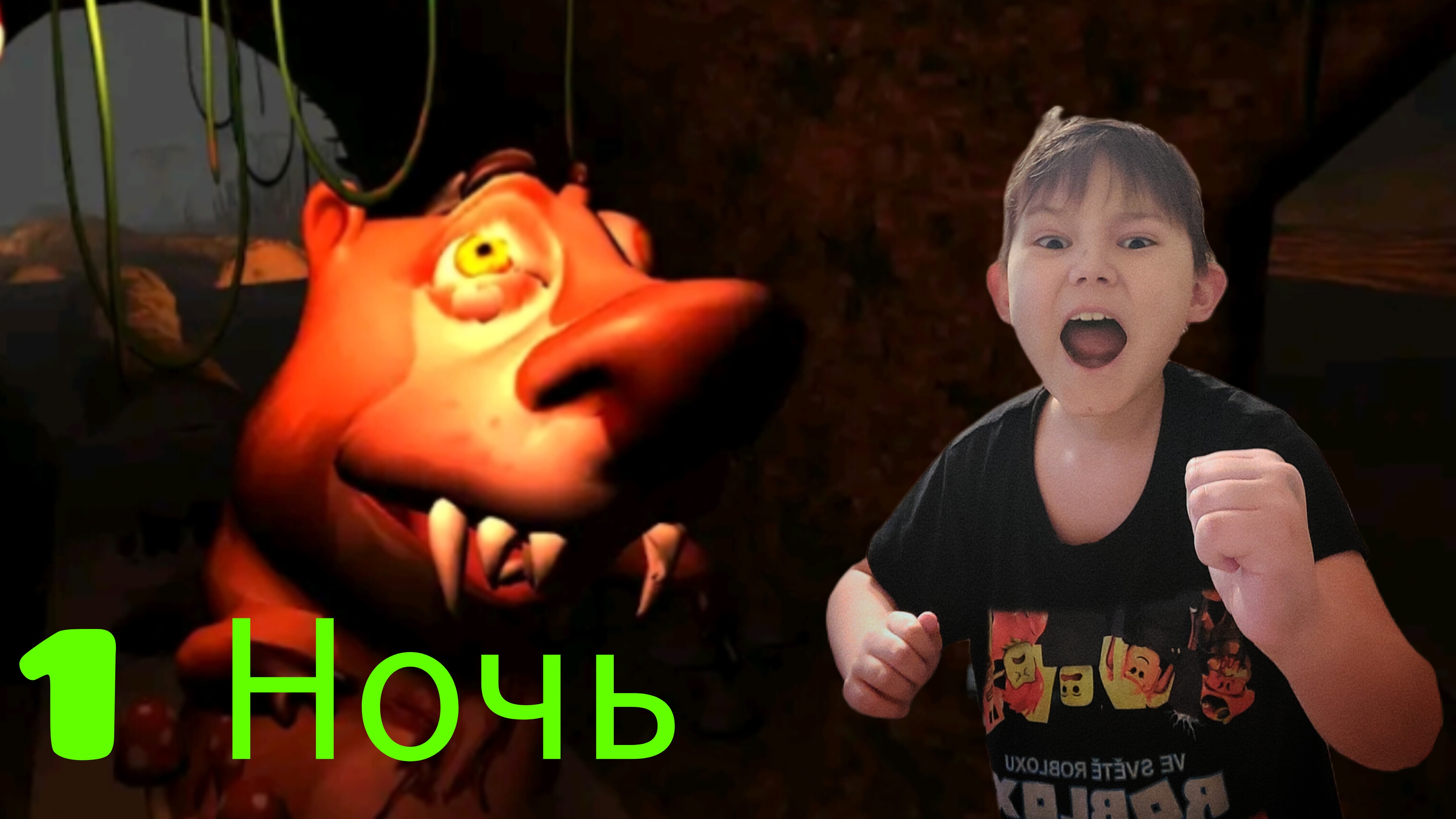 Бобр кубра хочет меня съесть! пять ночей с бобр Куврой(новая игра)