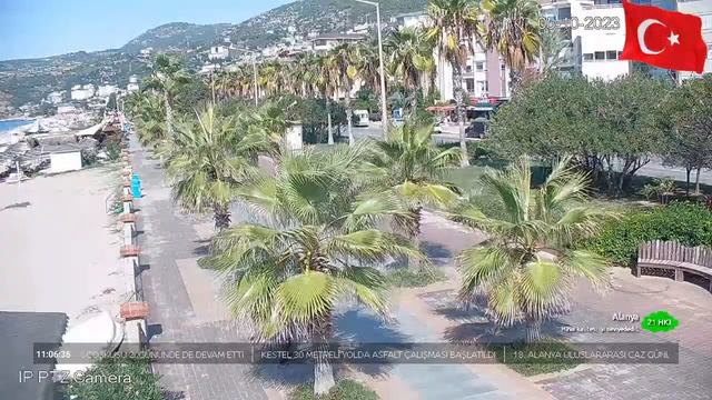 Alanya Turkey LIVE Camera . KLEOPATRA BEACH 05.10.2023. Сurrent Weather In Alanya  #alanya #turkey