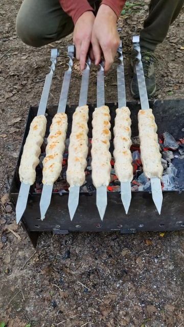Как приготовить куриный люля - кебаб. Кебаб из курицы. смотреть онлайн