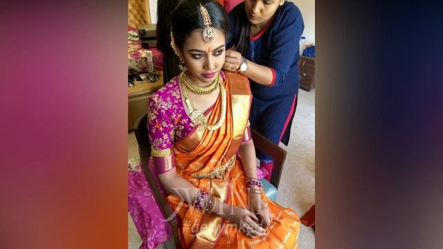 Pink Blouse Matching Saree Ideas 2022|Latest Contrast Sarees for Pink Blouses 2022 смотреть онлайн