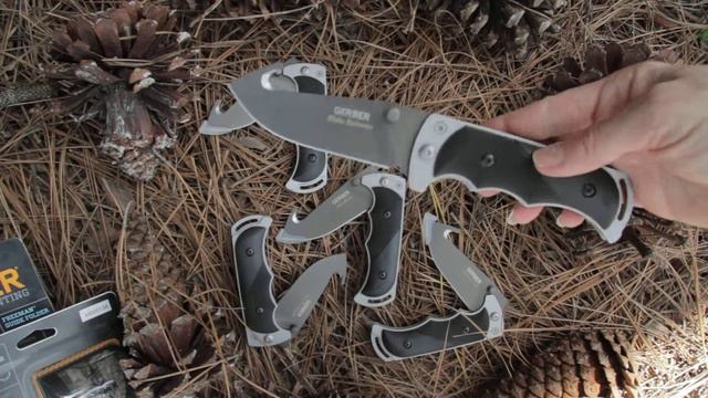 Gerber Freeman Guide Folding Guthook Knife 31-002404 - video demo смотреть онлайн
