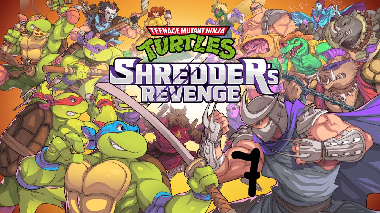 Прохождение Teenage Mutant Ninja Turtles: Shredder's Revenge #7 (Черепаший паркур!)