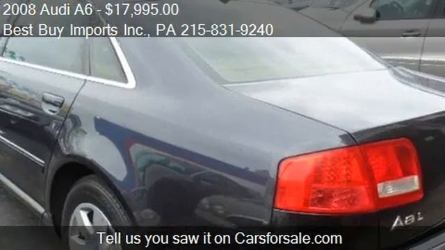2008 Audi A6 4.2 With Tiptronic - For Sale In Philadelphia,