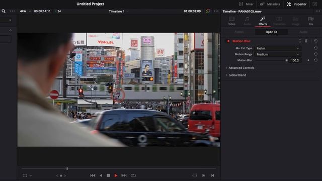 How to add Motion Blur in Davinci Resolve смотреть онлайн