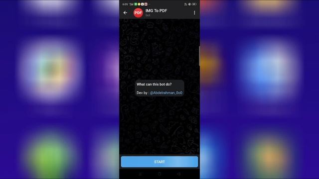 Very useful telegram bot for blind user convert image to PDF very easily must watch смотреть онлайн