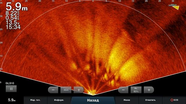 LiveScope      2.54..............Калибровка компаса