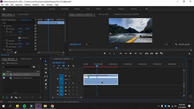 Adobe Premiere Pro 2020 - Time Remapping for Smooth Slow Motion, Fast Motion, and Reverse Effect смотреть онлайн