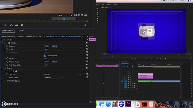 Make a Youtube Intro in Premiere Pro with Standard transitions // Chung Dha смотреть онлайн