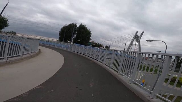Cracow bike riding / Kraków jazda rowerem M1 - Dworzec Płaszów Estakada - Wola Duchacka смотреть онлайн