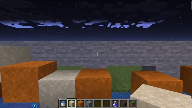 Sand dances on the water and does not sink in Minecraft смотреть онлайн
