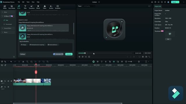 Easily Add Music to Your Videos With Filmora's AI-Generated Audio смотреть онлайн