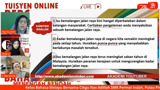 🔴[LIVE]KELAS BAHASA MELAYU MEN.RENDAH- TEKNIK MENULIS KARANGAN OLEH CIKGU NAS #5 #TUISYENPERCUMA смотреть онлайн