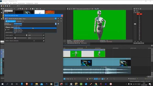 CHROMA KEY · TUTORIALES RÁPIDOS VEGAS 17 смотреть онлайн