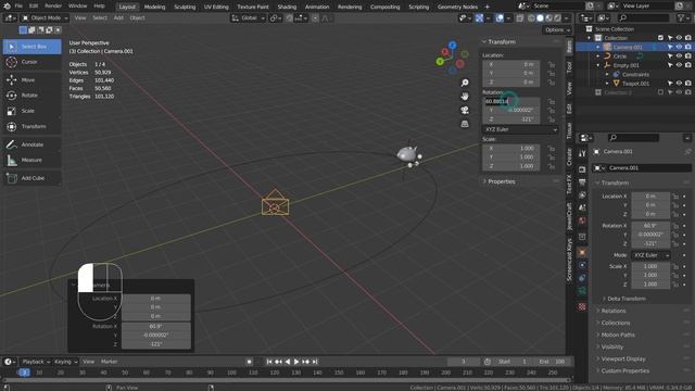 Blender Tutorial - Flying teapot animation смотреть онлайн