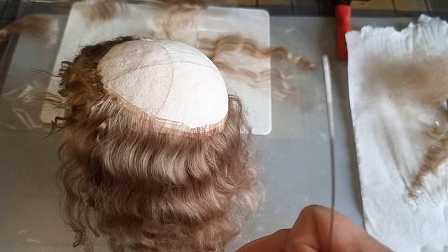 Причёска для текстильной куклы. Часть 1. смотреть онлайн