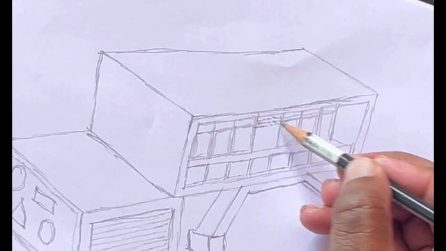 Modern house sketching #archicad #architecture #art смотреть онлайн