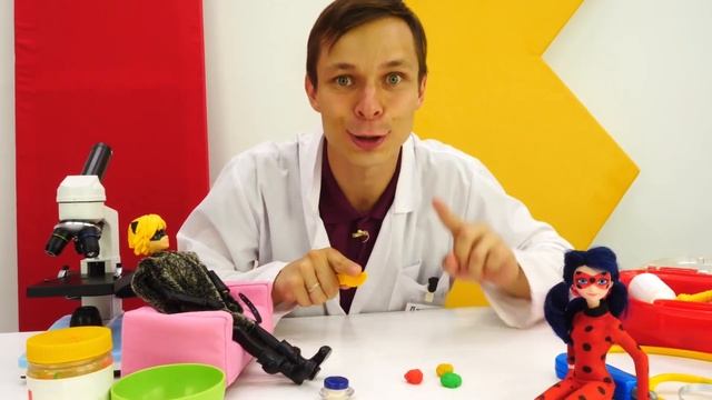 Супер Кот чем-то заболел? Видео про игрушки и игры в больницу с Доктором Ой смотреть онлайн