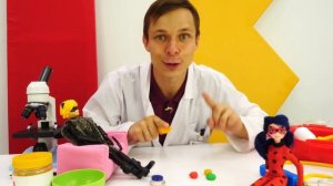 Супер Кот чем-то заболел?  Видео про игрушки и игры в больницу с Доктором Ой