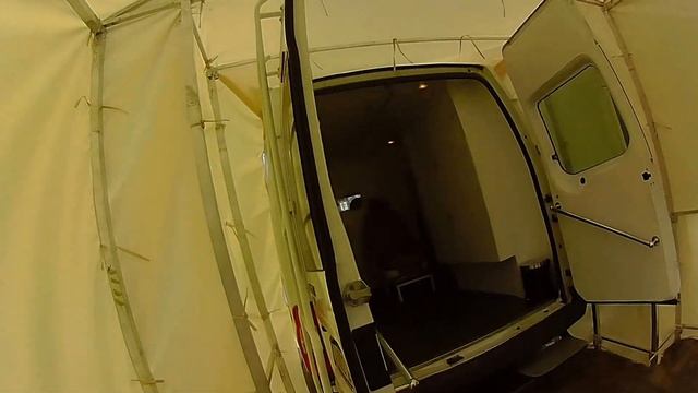 S1110004 Assembling tent as part of Field Hospital adjusted by side to Emergency Car part 2. U.S смотреть онлайн