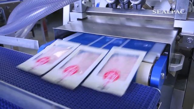 Термоформер SEALPAC RE30 для колбасной нарезки Bigler, Швейцария смотреть онлайн