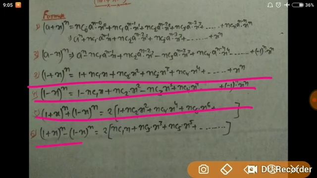 BINOMIAL THEOREM FOR AIRFORCE, NAVY PART :-1 (BY :- TWA)