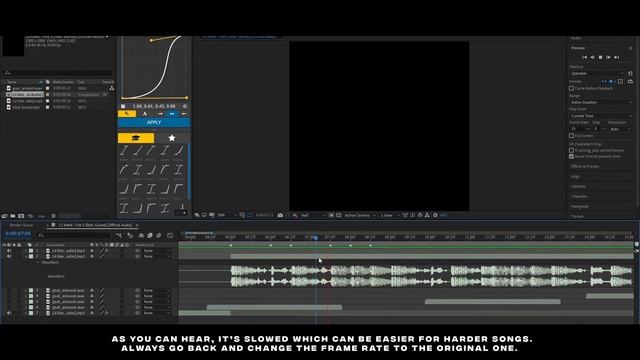 How to find Bass drops/beats in After Effects Tutorial 「Markers also」 смотреть онлайн