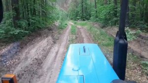 На двух  мтз за дровами  | Будни тракториста