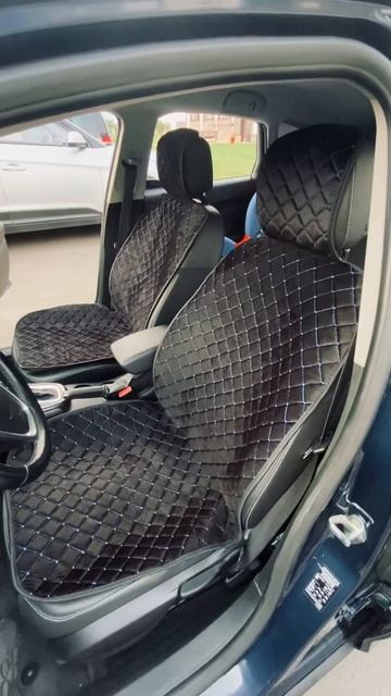 Накидки на сиденья автомобиля из велюра / авточехлы универсальные велюровые (2шт) смотреть онлайн