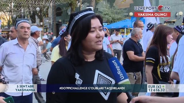 #DO'PPICHALLENGE g'oliblari taqdirlandi смотреть онлайн