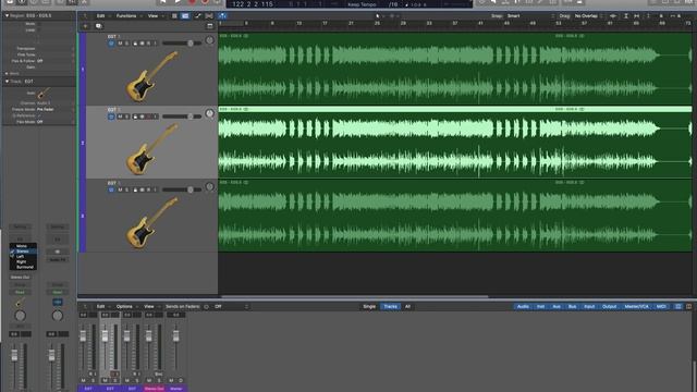 Logic pro X: The FASTEST and EASIEST way to split a stereo track into two mono tracks! смотреть онлайн
