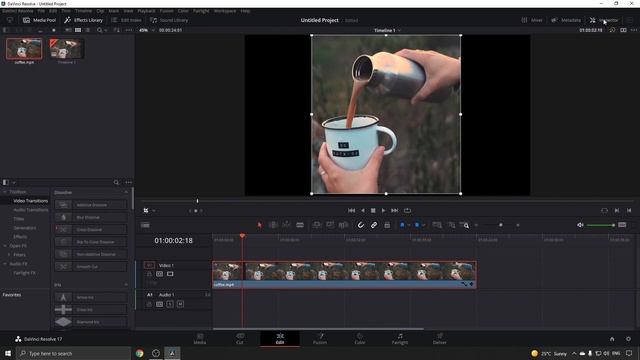 How to Crop Video in Davinci Resolve 17 смотреть онлайн