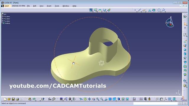 CATIA Surface Design Tutorial for Beginners - 1 | CATIA Surfacing Basics Tutorial смотреть онлайн