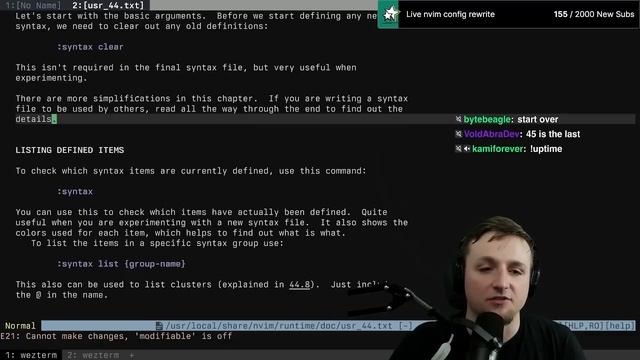 I Read the Entire Neovim User Manual (Part 3) ( ﹤4 hour) смотреть онлайн