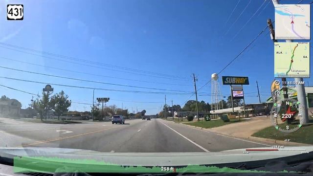 ATLANTA, GA TO PANAMA CITY BEACH, FL | 4K TIMELAPSE DRIVE