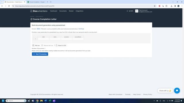 Spreadsheet To Word & PDF Documents (CSV, Excel, Google Sheets)