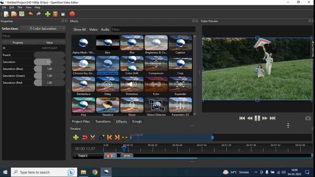 Color grading in OpenShot | colour correction in openshot смотреть онлайн