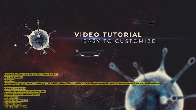 Corona Virus Evolution Intro | Premiere Pro Template | VideoHive 26071942 смотреть онлайн