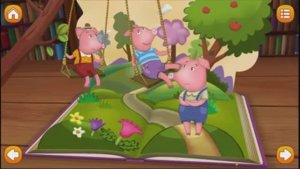 Игра "Сказка - Три поросёнка", Развивающая игра для детей.
