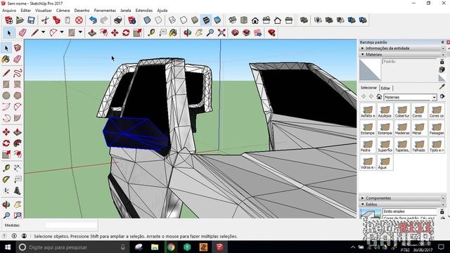 COMO CRIAR PEÇAS DANIFICADAS EM VEÍCULOS NO SKETCHUP смотреть онлайн